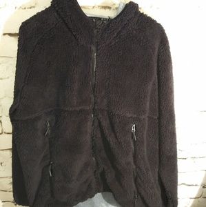 Men's Faux Fur Zip Up Hoodie.